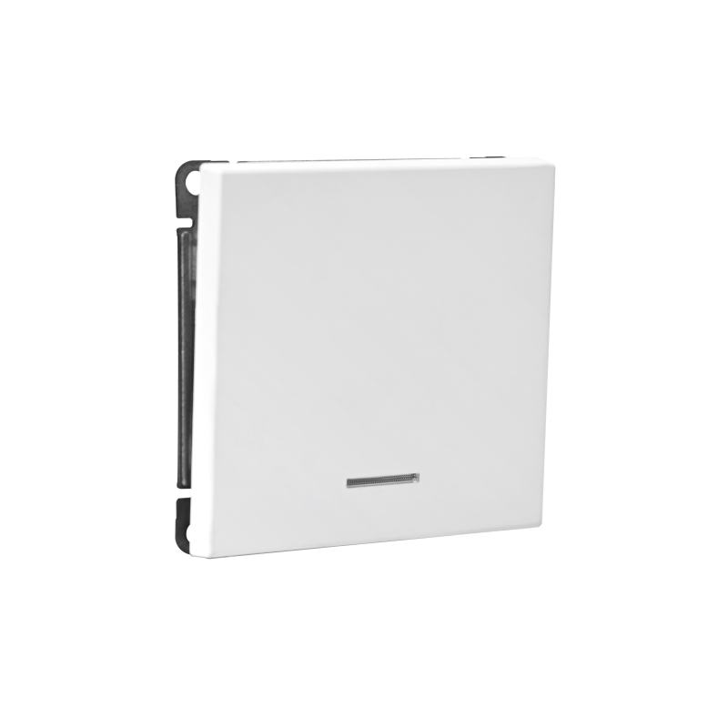 Выключатель кнопочный 1-кл. ArtGallery 10А с подсветкой механизм лотос SE GAL001316