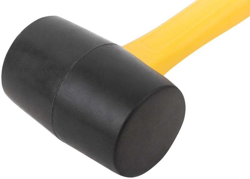 Киянка 80мм 900г фибергласовая ручка резинов. FIT 45515