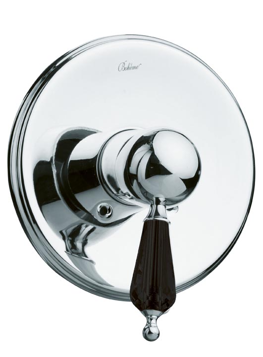 Смеситель встроенный TRADIZIONALE NERO (Хром)