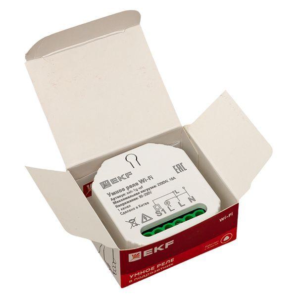 Реле в подрозетник 1-канальное Умное Wi-Fi Connect EKF ssh-1g-wf