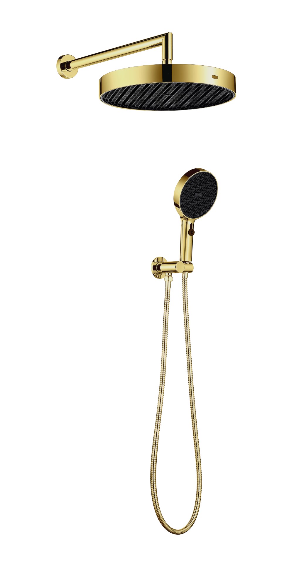 Лейка ручная+верхняя+выпуск+шланг CELL GOLD