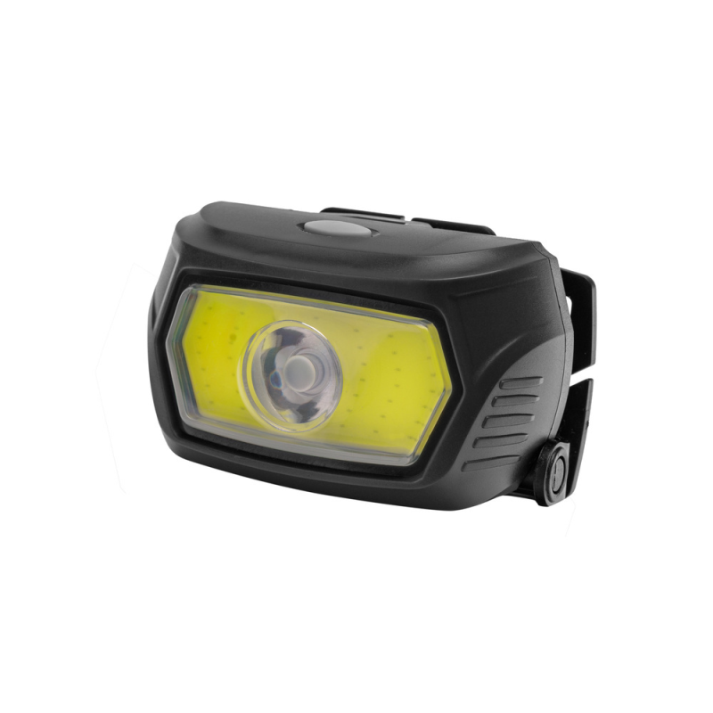 Фонарь налобный LED53413 аккум. 3.7В COB+LED 3Вт 3 реж. 3 x AAA Type-C блист карбон Camelion 15765