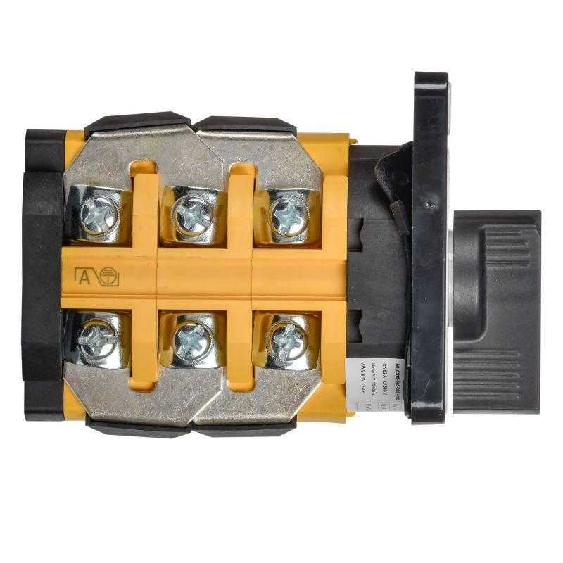 Переключатель кулачковый 63А (сх. 98) стандартная черн. рукоятка MASTER IEK MI-CS10-063-098-K02