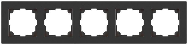 Рамка 5-м СП Accent 6-505-07 графит Intro Б0063733
