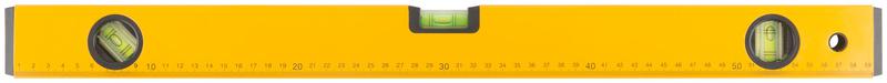 Уровень "магнит" 3 глазка желт. усилен. корпус магниты шкала Профи 600мм FIT 18246