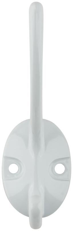 Крючок-вешалка двойн. бел. 66873