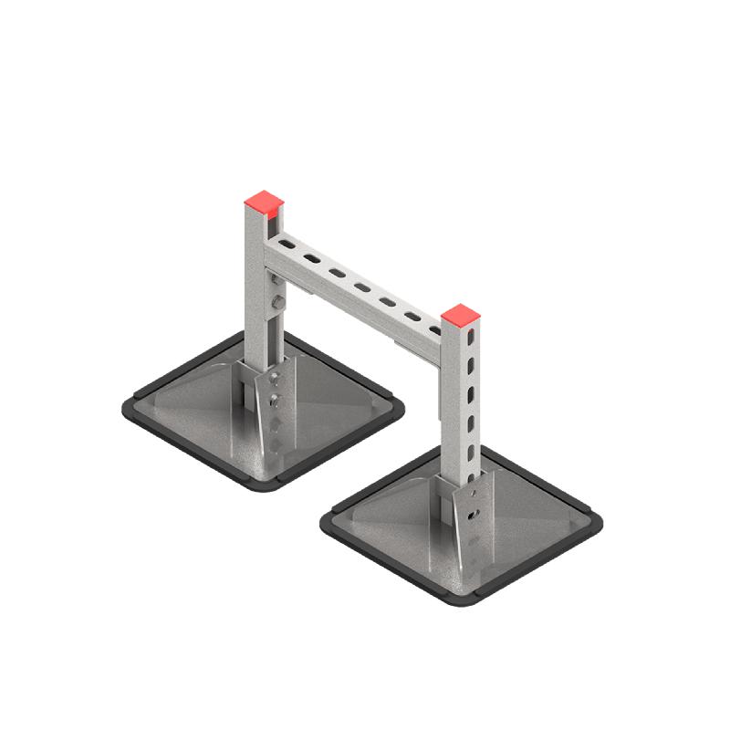 Конструкция опорная для горизонт. прямоугольн. воздуховодов и метал. лотков кабеленесущих систем TECHNORAPTOR STEELFOOT 350х500 КМ TR0164