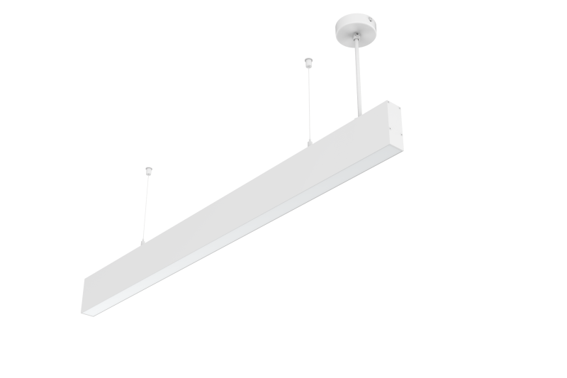 Светильник светодиодный Angusta High 761х35х90 27Вт 4000К IP40 подвесной RAL9003 бел. муар рассеив. опал VARTON V1-R0-00539-30000-4002740