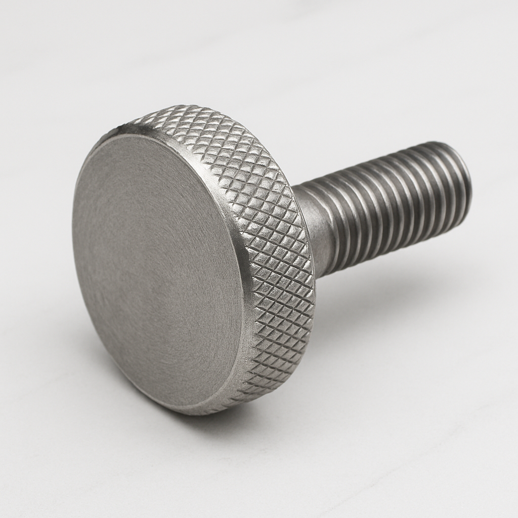 Винт с накатанной головкой