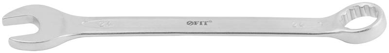 Ключ комбинированный усиленный "Гранд" CrV холодный штамп 24мм FIT 63293