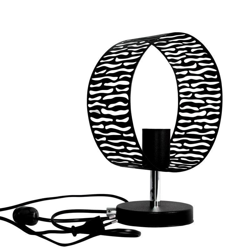 Светильник "Дакар" ННБ 63-60-020 (ИМ) настольный шнур черн. черн. муар Элетех 1005405058