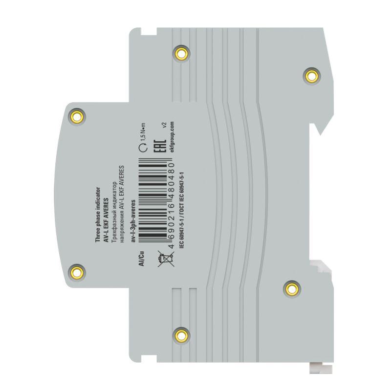 Индикатор напряжения трехфазный AV-L EKF av-l-3ph-averes
