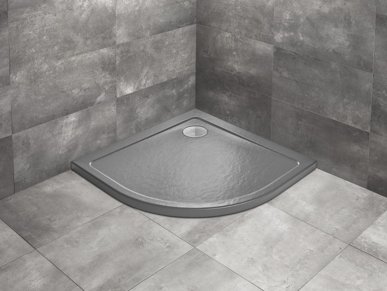 Душевой поддон Doros A 90x90 Stone Anthracite