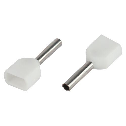 Наконечник-гильза двойн. НШвИ(2) 0.5-8 с изолированным фланцем (уп.50шт) Эра Б0063268