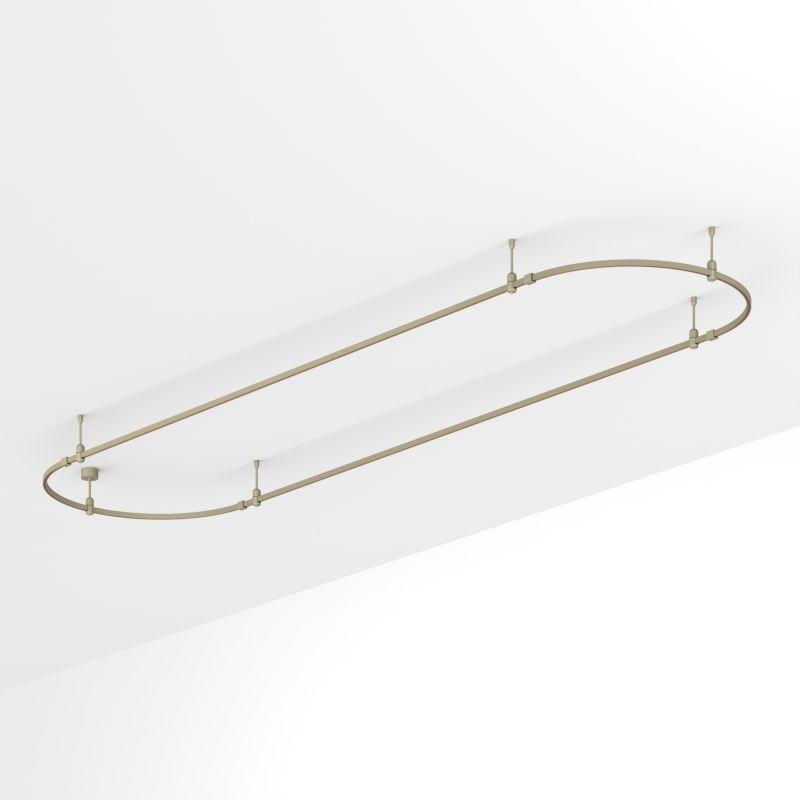 Трек ART-APRIORI-OVAL-ROD-200-4000х1000 OG IP20 метал. Arlight 054403