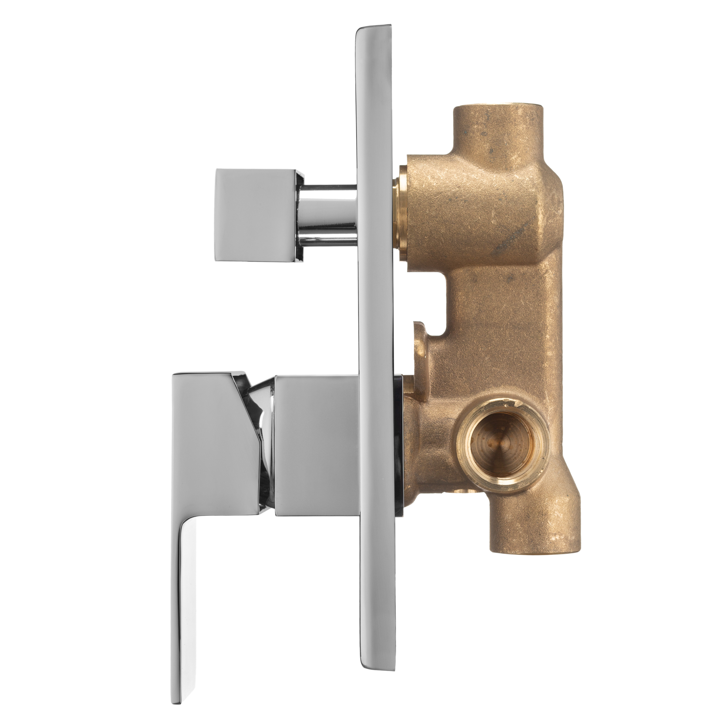 Смеситель встраиваемый подключение на 2 выхода Swedbe Platta 5515