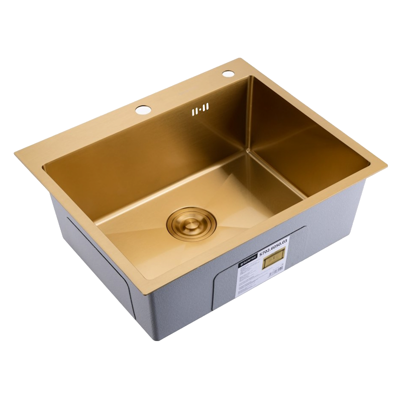 Кухонная мойка Splenka S702.6050.03, золотой сатин