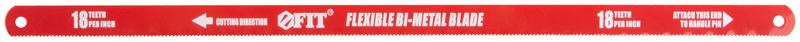Набор полотен ножовочных по металлу 300мм Профи (Bi-Metal) 18 ТPI (уп.10шт) FIT 40180