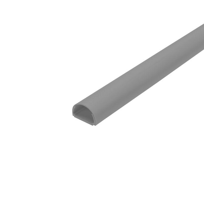 Кабель-канал 13х30 L2000 полукруглый усилен. сер. Rexant 28-1330-3