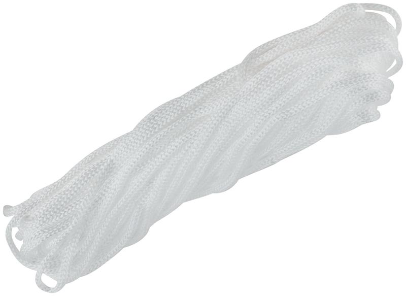 Шнур вязаный полипропиленовый без сердечника 4ммх20м р/н=49кгс КУРС 68344