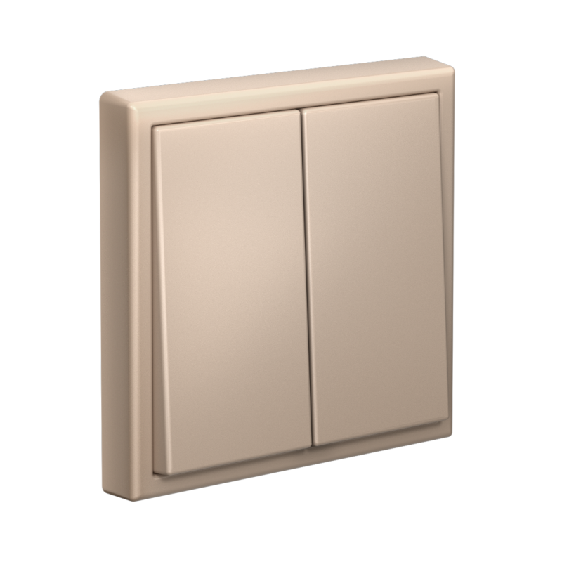 Выключатель кнопочный 2-кл. ArtGallery 10AX быстрозажим. клем. механизм песочн. SE GAL001217S