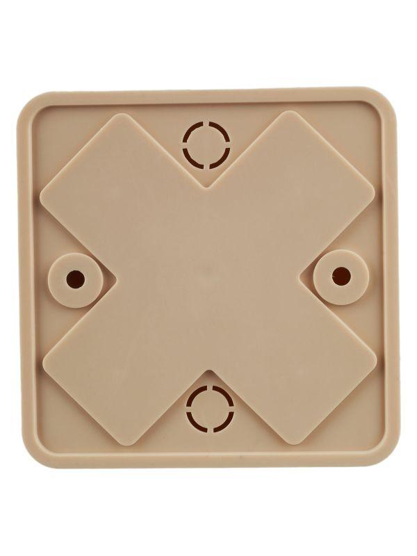 Коробка распаячная ОП 75х75х20 IP20 КМ41212-04 (6 клем. 6кв.мм) сосна IEK UKO10-075-075-020-K34