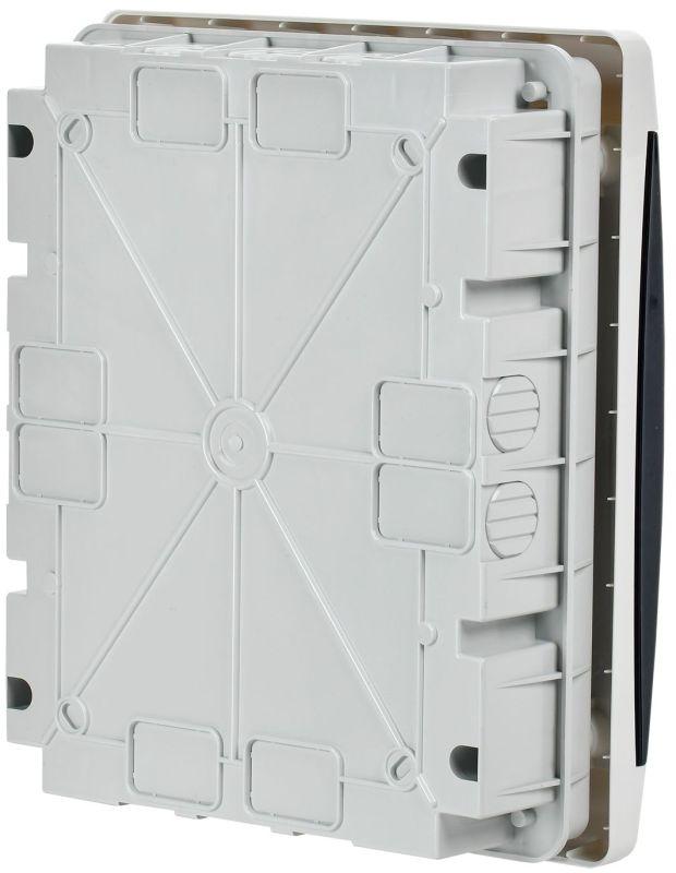 Корпус ЩРВ-П-18 UNION Compact IP41 черн. прозр. дверь пластик. IEK UIC-KP12-V-18-41-K01