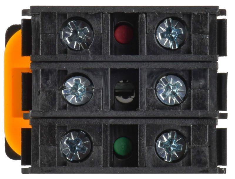 Кнопка d22мм 1НО+1НЗ MASTER с подсветкой бел. IEK MI-BT60-11D-3-12-K01