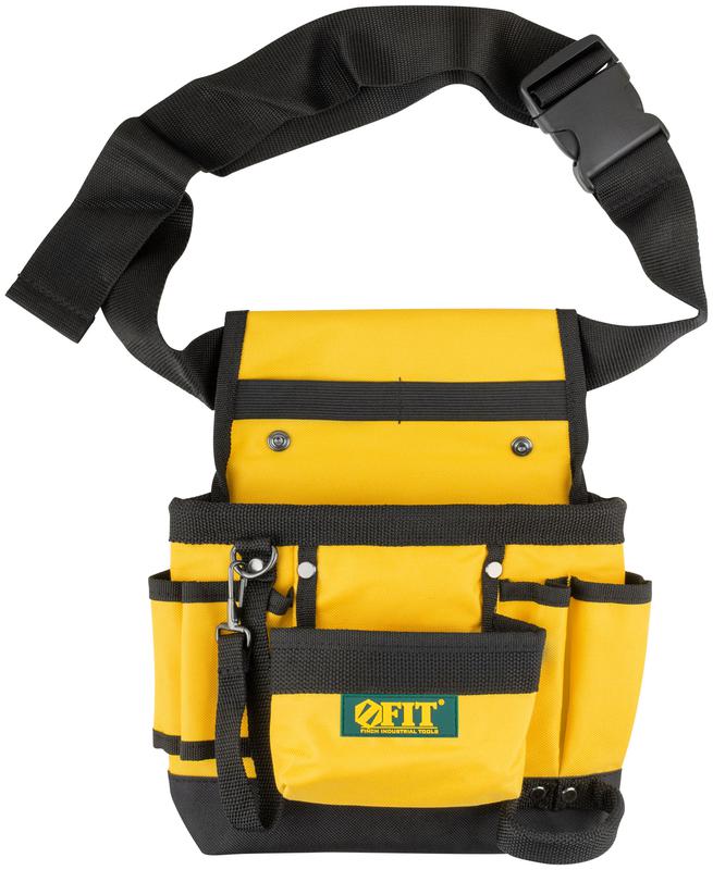 Пояс для инструмента одинарный полиэстер 9 отделений 2 петли для инструмента FIT 12515