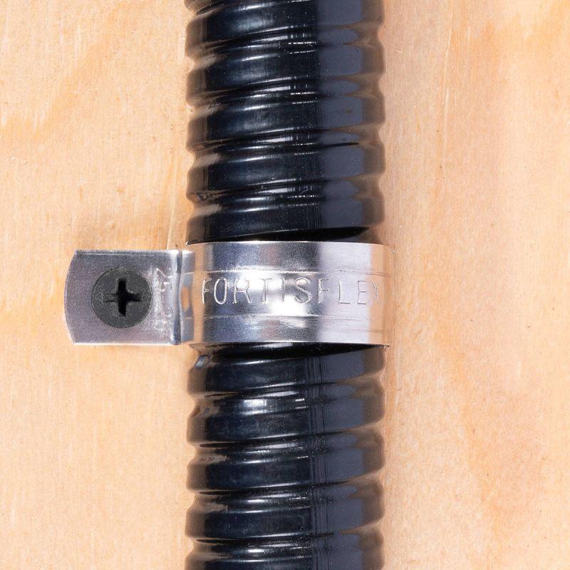 Скоба крепежная однолапковая СМО d19-20мм метал. оцинк. (уп.100шт) Fortisflex 49120