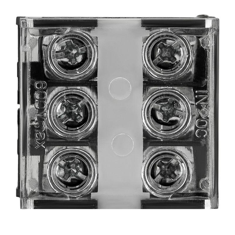 Блок зажимов клеммный БЗД 3п 4.0кв.мм 30А на DIN-рейку Rexant 11-2168