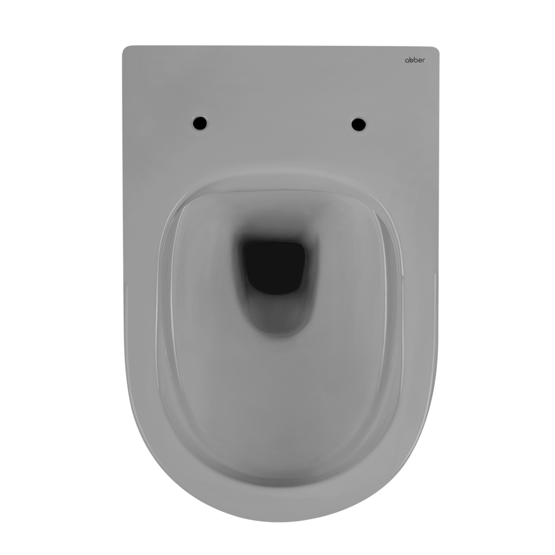 Унитаз ABBER Bequem AC1103MG подвесной серый матовый, безободковый