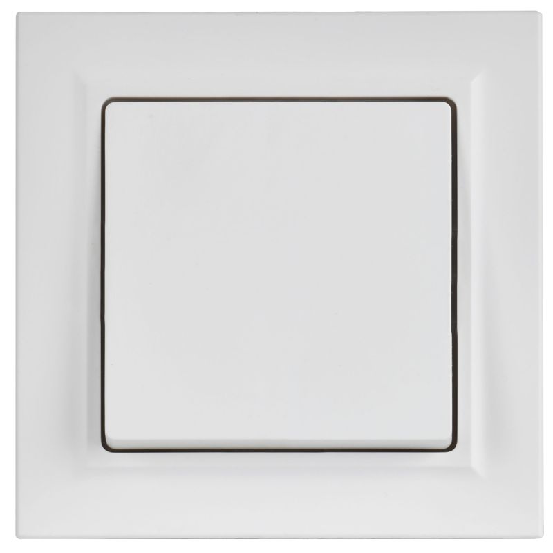 Выключатель 1-кл. СП BRITE ВСР10-1-0-БрАБ 10А в сборе арктич. бел. IEK BR-V10-0-10-K91-F