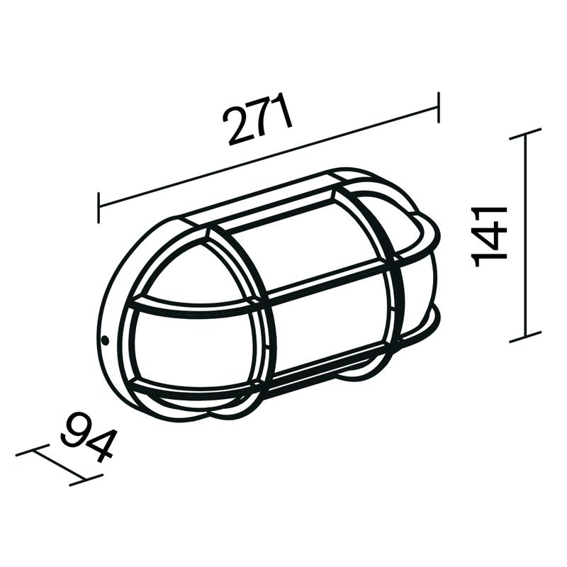 Светильник Candle 1х15Вт E27 IP65 бра настен. Maytoni O449WL-01GF1