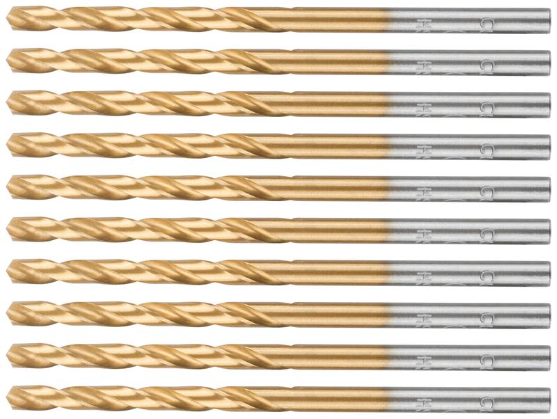 Сверло по металлу Profi с титановым покрытием 3х61мм (уп.10шт) Cutop 52-432