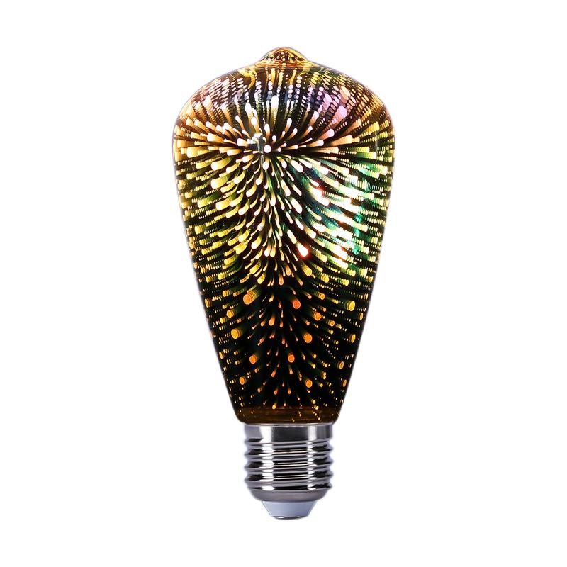 Лампа светодиодная филаментная Loft 271 ST64 3Вт 2700К E27 Voltega 8526