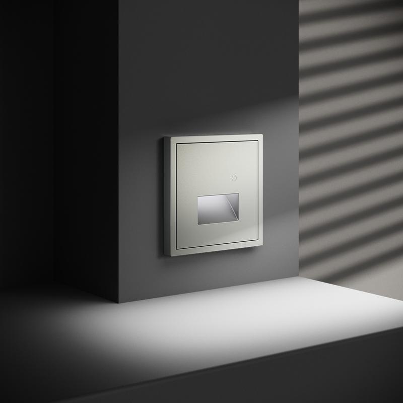 Подсветка светодионая СП S70 с датчиком механизм сталь Voltum VLS070705