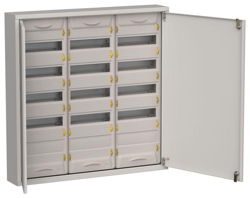 Корпус ЩРн-180 (3х60) TITAN 5 835х830х140 IP31 метал. сер. IEK TI5-50-N-3X060-31-7035