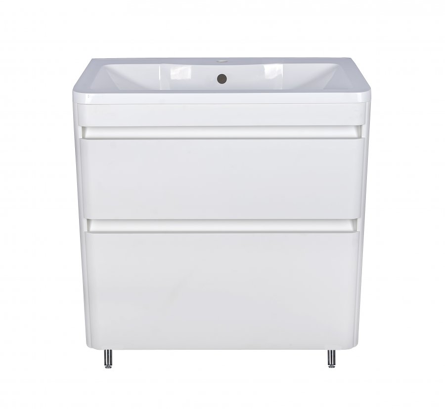 Тумба напольная "Атлантика 60", Люкс ясень перламутр, PLUS