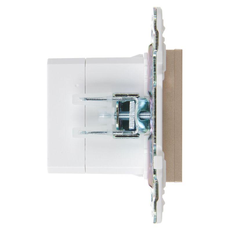 Розетка USB A+A 3.1А SKANDY SK-R15Sa песочн. IEK SK-U21-D31-K98