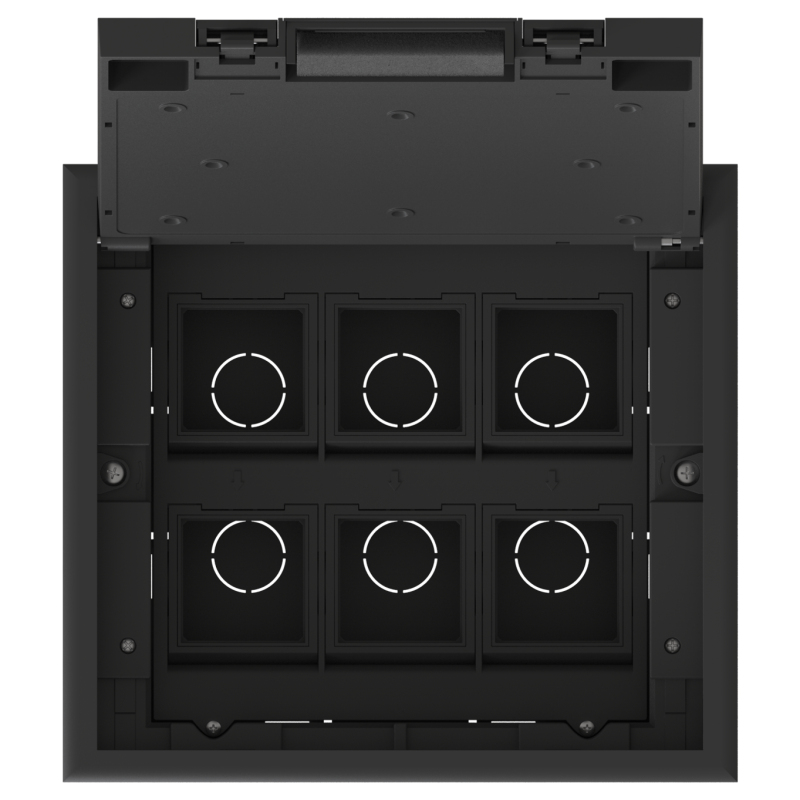 Люк MultiDesk MDK10 на 12мод. IP40 с монтажной коробкой для фальшпола SE MDK10112