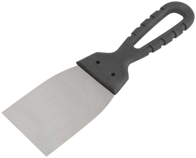 Шпатель лезвие нержавеющая сталь пластиковая ручка 60мм MOS 06562М