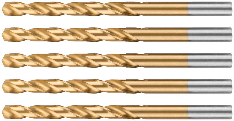 Сверло по металлу Profi с титановым покрытием 7х109мм (уп.5шт) Cutop 52-451