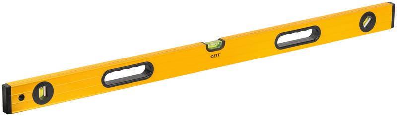 Уровень "Янтарь" 3 глазка ручки усиленный корпус фрезер. рабочая грань шкала 1000мм FIT 18164