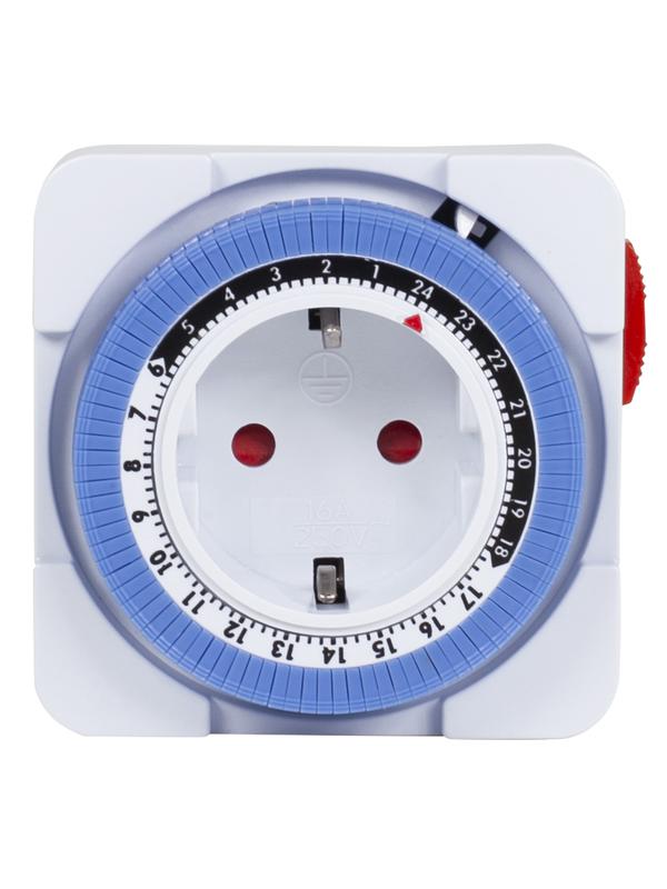 Розетка 16А с таймером 15мин 24ч RUCELF TM-15-24R