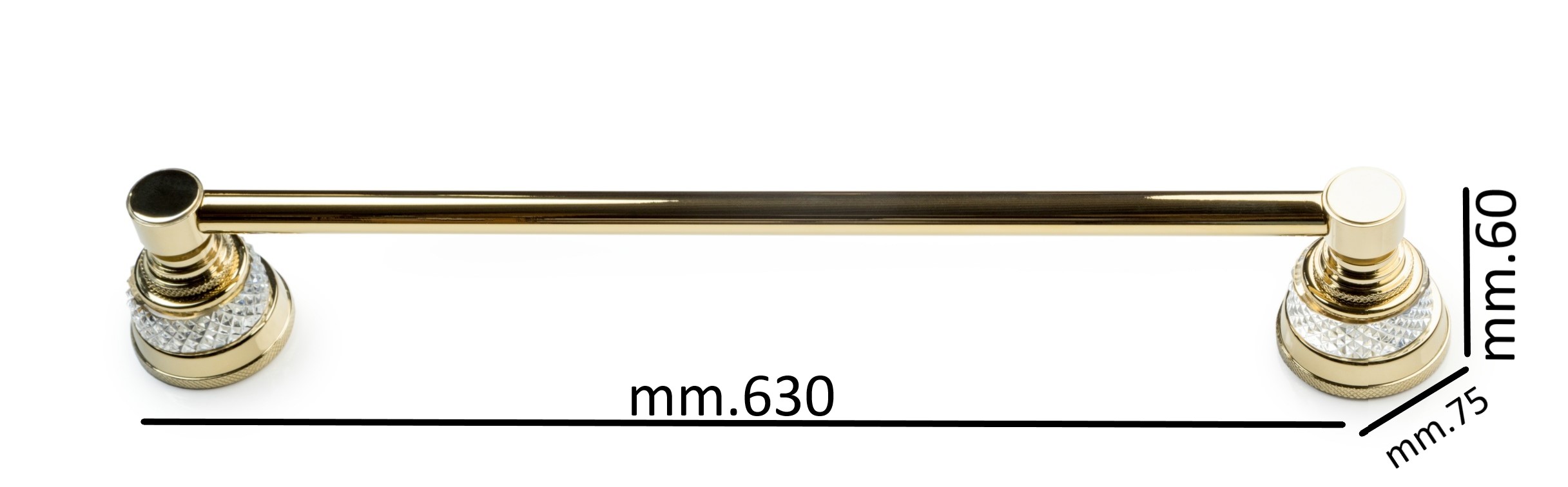 Держатель туалетной бумаги с крышкой AURA Chrome