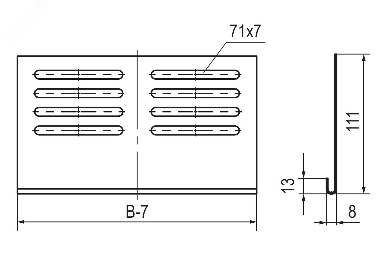 Ограничитель защитный RP основание 100