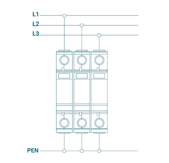 Устройство защиты от импульсных перенапряжений РИФ-Э-I+II+III 275/12.5 (1) Стример 111016