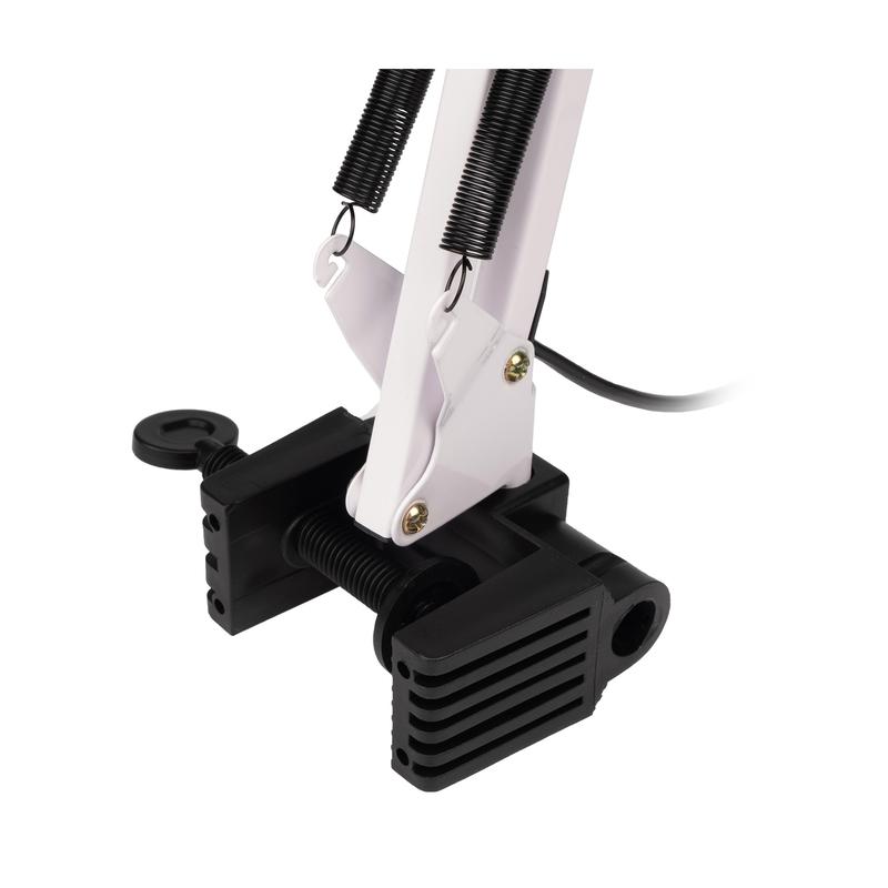 Светильник настольный TBL-01 под лампу Е27 на струбцине бел. ФАZА 5046214