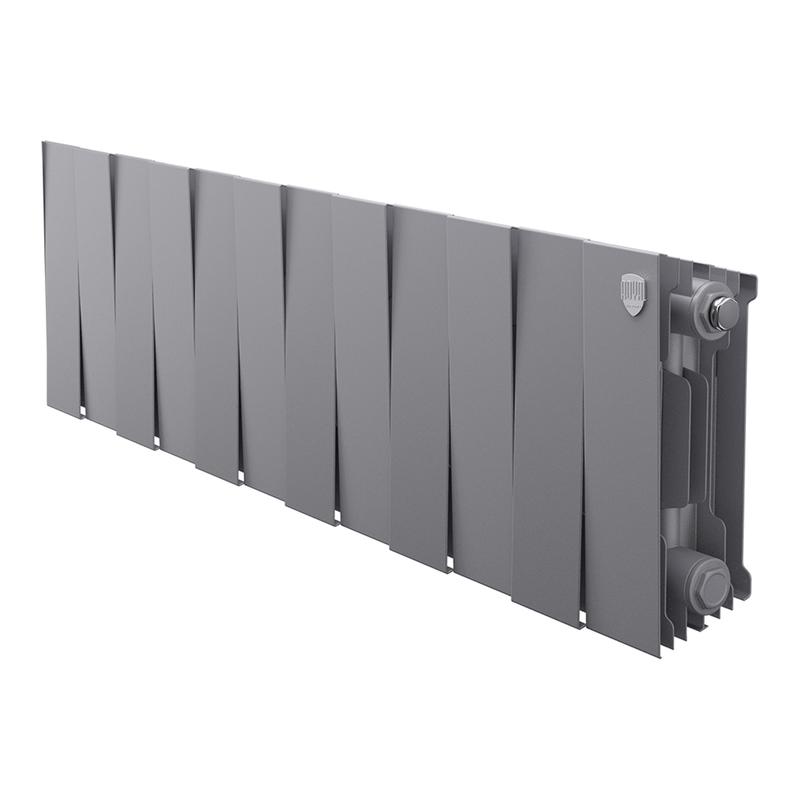 Радиатор PianoForte 200 12 секц. биметал. Silver Satin Royal Thermo НС-1346021